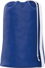 img 4 attached to Extra Large XL Homevage Laundry Bag - 28’’x40’’ Nylon Bag with Strap, Big Dirty Clothes Organizer, Carry Up to 4 Loads of Laundry, Drawstring Closure Hamper Liner (Dark Blue)