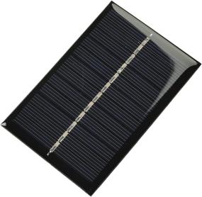 img 4 attached to Fielect 6V 0.6W Polycrystalline Mini Solar Panel Module DIY for Toy Light Charger 60x90mm，Pack of 5