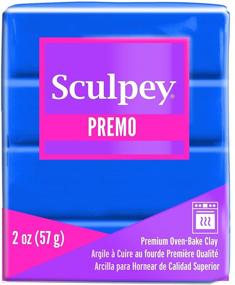 img 3 attached to 🔵 Sculpey Premo Cobalt Blue Polymer Clay 2 oz. Bar - Non Toxic, Ideal for Jewelry Making, Holiday Crafts, DIY, Mixed Media, and Home Décor Projects. Premium Clay for Clayers and Artists.