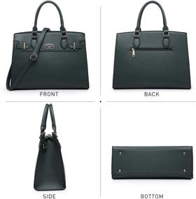 img 3 attached to Handbags Designer Shoulder Satchel 8149 Black Women's Handbags & Wallets for Totes