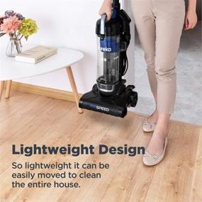 img 3 attached to 🌪️ Eureka Airspeed Ultra-Lightweight Compact Bagless Upright Vacuum Cleaner with Replacement Filter in Blue