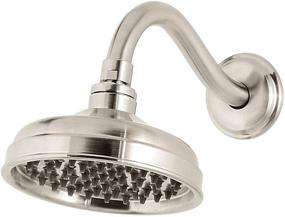 img 1 attached to 💧 Pfister G15-M95K Marielle Single Function Raincan Showerhead: Ultimate Showering Experience in Brushed Nickel, 2.0gpm