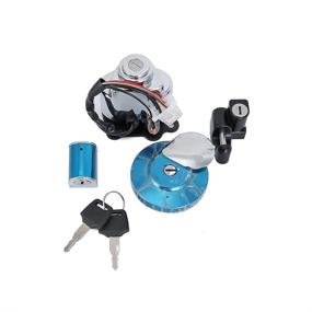 img 4 attached to 🔑 Ignition Switch, Gas Cap, Helmet, Steering Lock Keys for Honda Shadow Aero 750 VT750CE (2014), Shadow Aero 750 VT750C (2004-2012), Shadow ACE 750 VT750CD Deluxe (1998-2003), and Shadow ACE 750 VT750C (1997-2003)