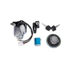 img 1 attached to 🔑 Ignition Switch, Gas Cap, Helmet, Steering Lock Keys for Honda Shadow Aero 750 VT750CE (2014), Shadow Aero 750 VT750C (2004-2012), Shadow ACE 750 VT750CD Deluxe (1998-2003), and Shadow ACE 750 VT750C (1997-2003)