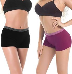 img 3 attached to 💃 Ladies Comfortable Seamless Boyshort Panties Boxer Briefs – No Show Panty for Women's Optimal Comfort
