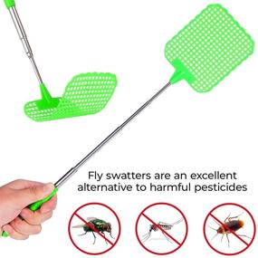 img 2 attached to Pack Extendable Fly Swatters Telescopic