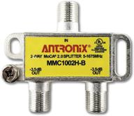 antronix mmc1002h-b: high-performance 2-way moca 2.0 splitter for frontier (verizon fios) logo