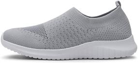 img 1 attached to TIOSEBON Men's Walking Lightweight Breathable Sneakers: Comfortable Athletic Shoes