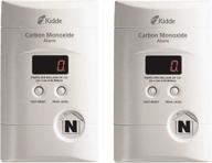🔋 pack of 2 kidde nighthawk carbon monoxide detectors - ac plug-in with battery backup and digital display logo