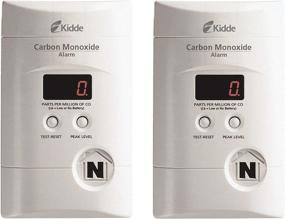 img 4 attached to 🔋 Pack of 2 Kidde Nighthawk Carbon Monoxide Detectors - AC Plug-in with Battery Backup and Digital Display