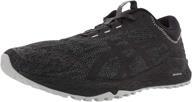 asics alpine mens running black logo