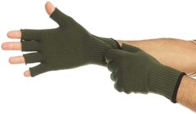 img 2 attached to 🧤 Warmth and Flexibility Combined: Minus33 Merino Wool Fingerless Gloves"