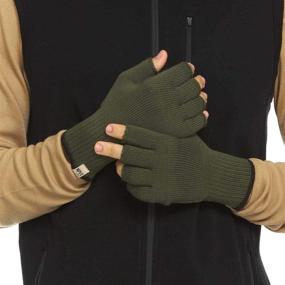 img 1 attached to 🧤 Warmth and Flexibility Combined: Minus33 Merino Wool Fingerless Gloves"