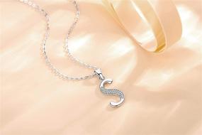 img 1 attached to 🎁 Exquisite Sterling Necklaces AEONSLOVE: Personalized Valentines Girls' Jewelry for Memorable Gifts