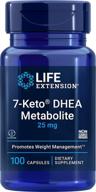life extension 7-keto dhea 25 mg: promoting healthy 💪 weight with diet & exercise - non-gmo, gluten-free - 100 capsules logo