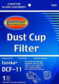 img 2 attached to 🔍 EnviroCare Premium Replacement Dust Cup Vacuum Filters for Eureka DCF-11 Handheld Vacuums - Pack of 2 Filters