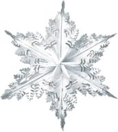 beistle 20505 s metallic snowflake 24 inch logo