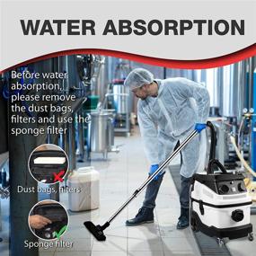 img 2 attached to 🔌 PTS Wet Dry Blow Vacuum: 3-in-1 Shop Vacuum Cleaner with 18KPA Powerful Suction & 8 Gallon Large Capacity – Ideal for Garage, Home, Workshop, Hard Floors, Pet Hair & More!