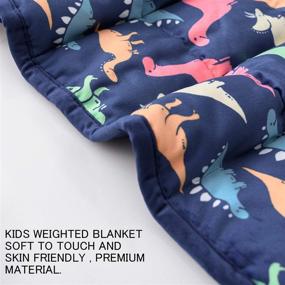 img 2 attached to 🧸 CHHKON Weighted Blanket for Kids and Teens - Style2, 36x48 inches, 5lbs