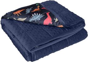 img 4 attached to 🧸 CHHKON Weighted Blanket for Kids and Teens - Style2, 36x48 inches, 5lbs