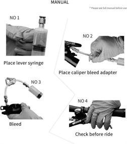 img 1 attached to 🔧 Efficient Brake Bleed Kit for AVID, Hayes, and Formula: Juscycling's Advanced Hydraulic Disc Brake Bleed Tool