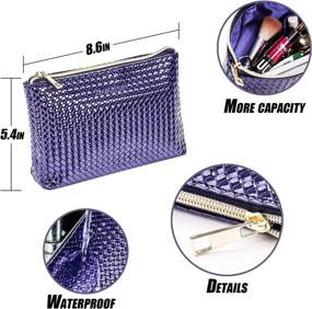 img 3 attached to Checkered ✨ Krmajqm Cosmetic Accessories Organizer