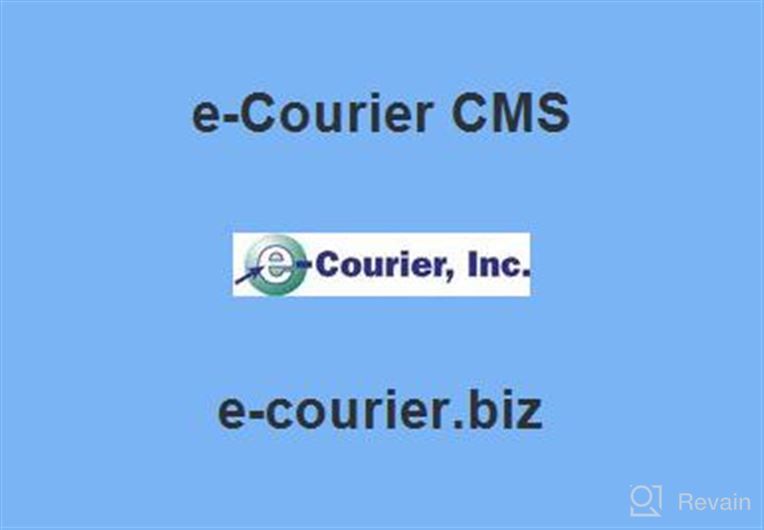 img 1 attached to e-Courier CMS review by Chu Divett