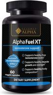 💪 science of alpha - alpha fuel xt testosterone booster for men - powerful stamina and strength enhancers - promotes muscle growth - workout supplement - 60 veggie capsules logo