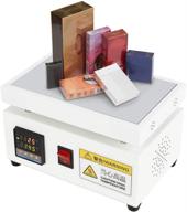 🎁 hanchen cellophane wrapping machine - ls12-200 desktop heating sealing machine for bopp cigarette perfume cosmetics poker box pvc heat sealer film logo
