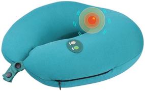 img 4 attached to Portable U Shaped Watching Cervical Pain Relief 6 Modes Vibrating