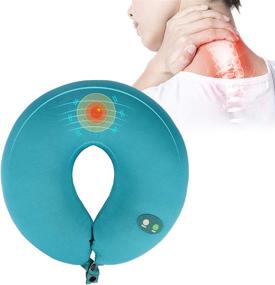 img 3 attached to Portable U Shaped Watching Cervical Pain Relief 6 Modes Vibrating