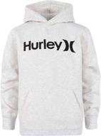 hurley boys black pullover hoodie - boys' clothing and fashion hoodies & sweatshirts logo