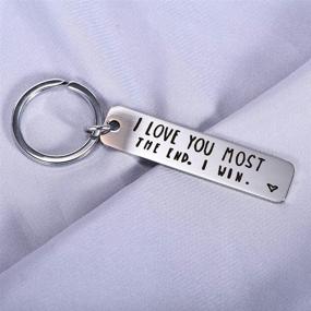 img 2 attached to 💑 Couple Keychain Set: Boyfriend Girlfriend Husband - A Perfect Token of Love!