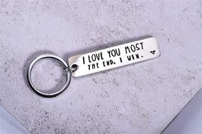 img 3 attached to 💑 Couple Keychain Set: Boyfriend Girlfriend Husband - A Perfect Token of Love!