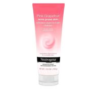 🍊 neutrogena pink grapefruit acne facial cleanser – cream-to-foam with grapefruit extract, naturally derived, oil-free & non-comedogenic, 3.5 oz – for acne prone skin logo