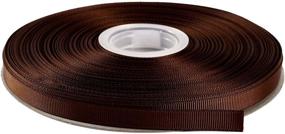 img 4 attached to 🎀 ITIsparkle 3/8" Inch Grosgrain Ribbon 50 Yards-Roll Set for All Occasions - Gift Wrapping, Scrapbooking, Party Favors, Hair Braids, Baby Showers, Cake & Floral Decoration - Brown Ribbon