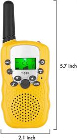 img 3 attached to 📞 Children's Yellow Boxgear Walkie Talkies for Excellent Connectivity