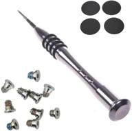 🔧 complete repair kit: whizzotech replacement screws for macbook pro retina 15" a1398 & 13'' a1502 a1425 – includes screwdriver and rubber feet логотип