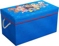 🐾 idea nuova paw patrol collapsible toy storage bench and ottoman - space-saving solution for kids' toys logo