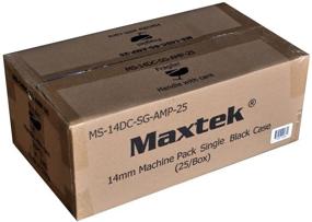 img 2 attached to Чехлы для DVD Maxtek Standard 14 мм черные (25 штук) с удобным прозрачным наружным слюдой