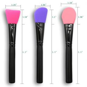 img 3 attached to Jakuva Silicone Brushes Applicator Hairless