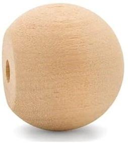 img 4 attached to 🔘 25-Pack 1 inch Unfinished Wood Ball Knobs for Kitchen Cabinet, Drawer, Dresser, Crafts - By Woodpeckers