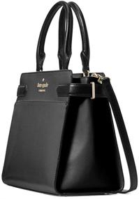 img 2 attached to 👜 Medium Saffiano Leather Satchel Purse by Kate Spade New York Staci