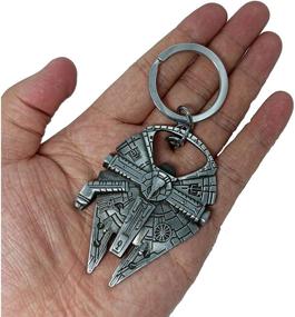 img 1 attached to WF FASHION Keychain: Stylish Metal Bottle Opener & Perfect Beer Opener Gift for Father, Husband, and Boyfriend (Silver)