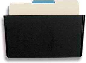 img 3 attached to Officemate Magnetic Wall File for Letter Size Documents, in Black (21452) 13.625 x 4.5 x 7.375 Inches