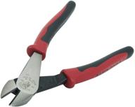 klein tools j228-8 диагональные клещи journeyman dual-material, 8 дюймов, короткие губцы, заостренные режущие кромки. логотип