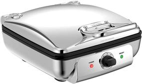 img 4 attached to All Clad Gourmet WD822D51 Waffle Silver