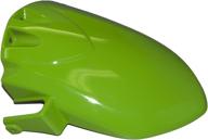 yana shiki hugszx100607lg lime green abs plastic rear tire hugger for kawasaki zx-10r logo