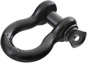 img 3 attached to 🔗 Smittybilt 13046B: D-Ring Shackle with 1/2" Threaded Pin – 2.0 Ton Rating – Black