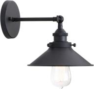 black permo vintage industrial metal wall sconce lighting - adjustable 180 degree wall lamp логотип